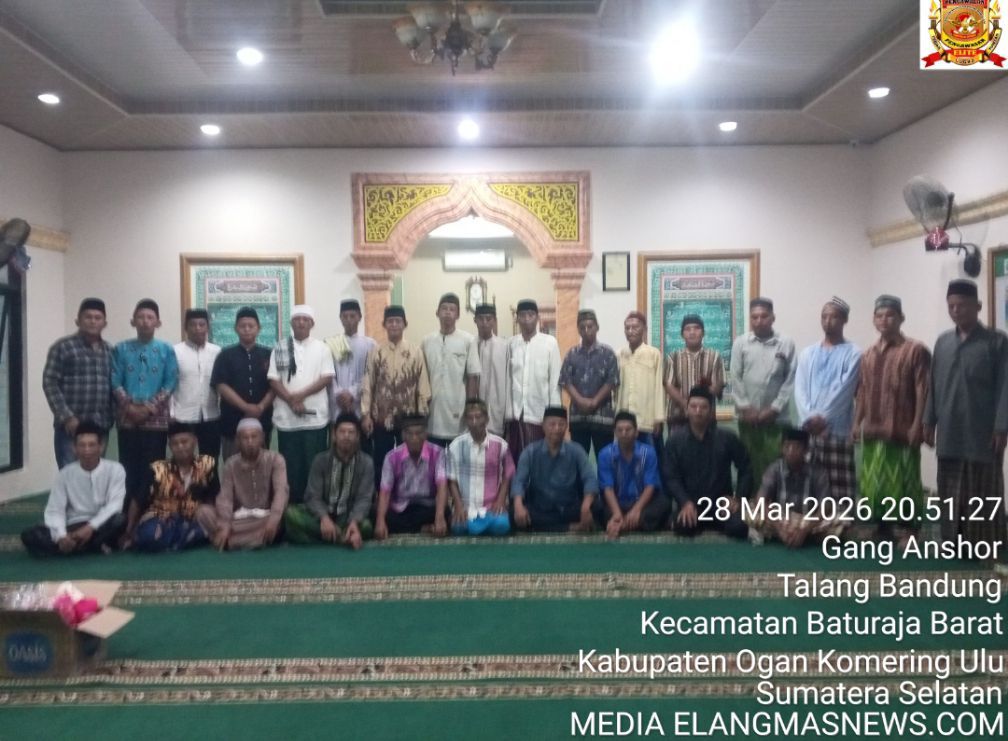 Halal Bihalal di Masjid AL ANSOR H.A Pererat Silaturahmi Warga RW 01