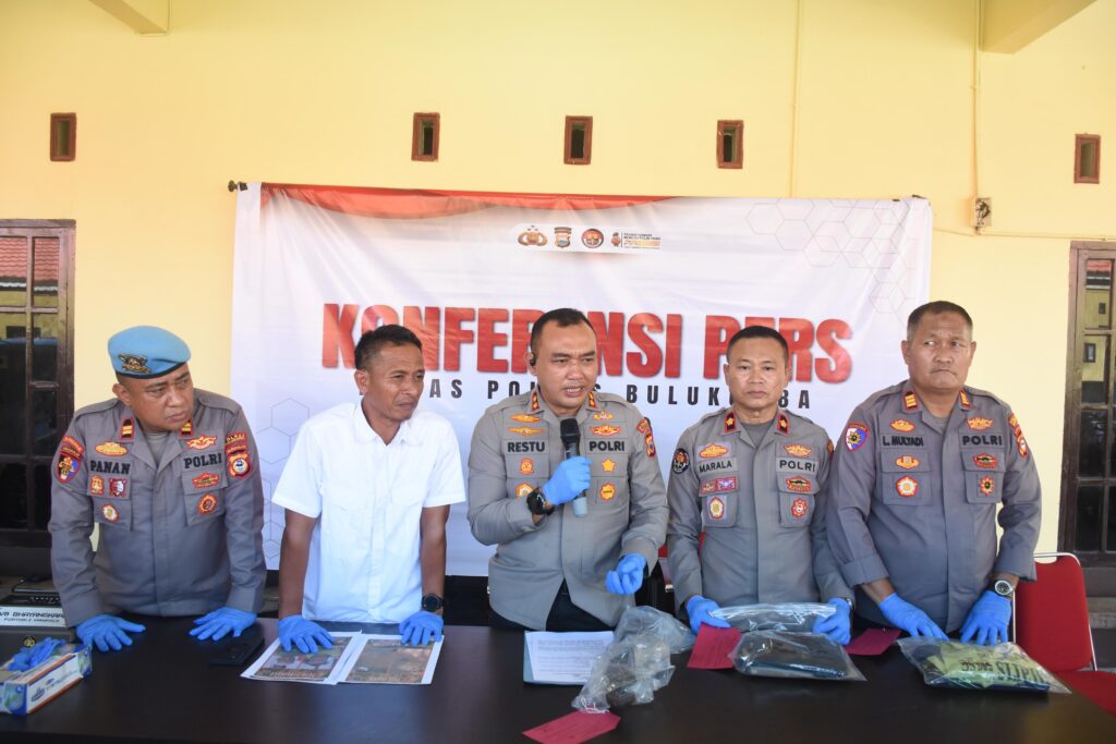 Kurang dari 24 Jam, Pelaku Pembunuhan Sadis di Bulukumba Diringkus Polisi