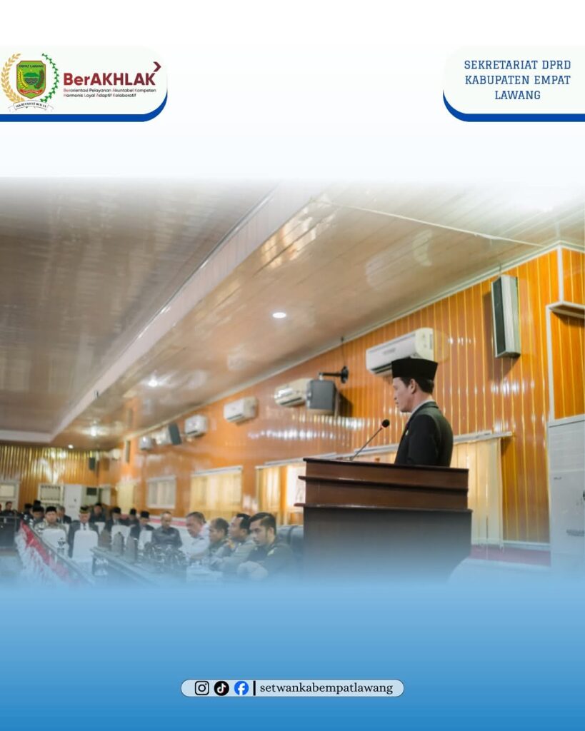 Rapat Paripurna DPRD Empat Lawang Dengarkan LKPJ Bupati 2025 dan Umumkan Calon Pimpinan DPRD dari PDIP