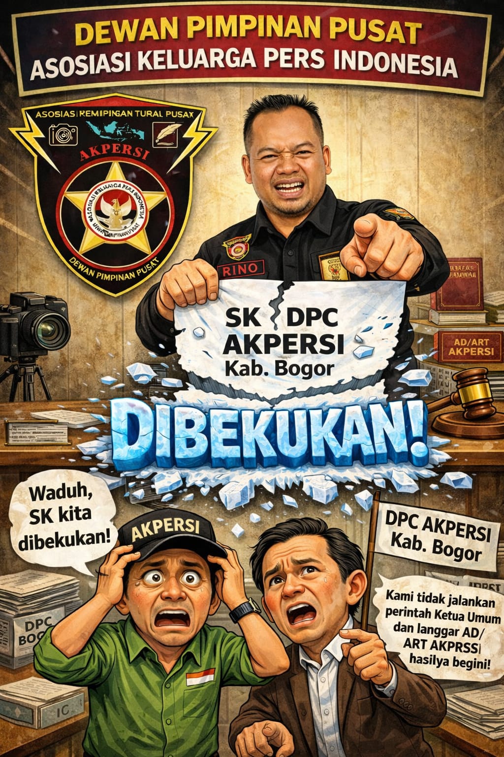 DPP AKPERSI Bekukan Ketua DPC Kabupaten Bogor, Tegaskan Penegakan Disiplin Organisasi