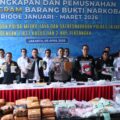Polda Metro Jaya ungkap 1.833 Kasus Narkoba periode Januari sampai Maret 2026 dilanjutkan Acara Pemusnahan Barang Bukti