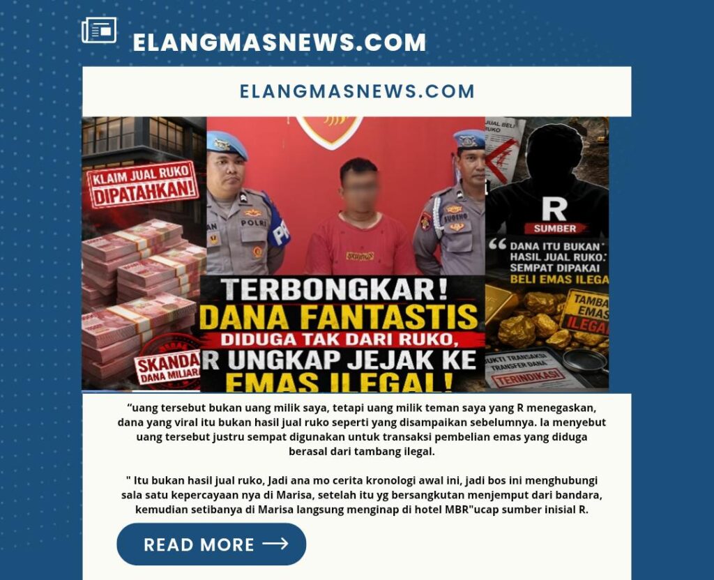 Dana Rp1 Miliar Lebih Disorot! Pengakuan R Guncang Klarifikasi Oknum Intelkam Polres Pohuwato