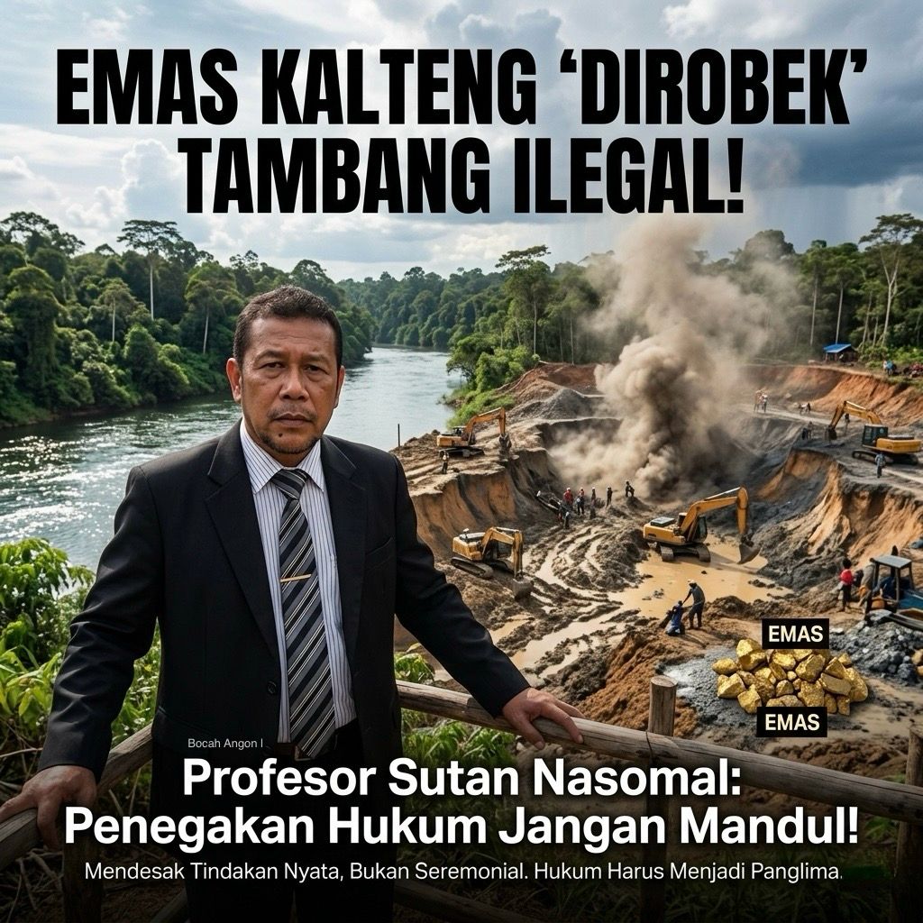 Gerakan Gelap Merkuri Menguat, Dewan Pakar DPP LSM ELANG MAS Sentil Lemahnya Aksi Ormas Dayak dan Aktivis