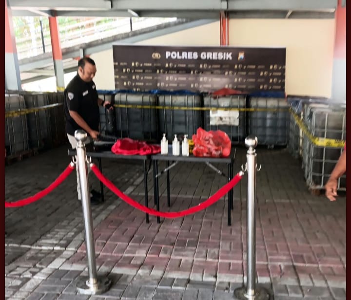 Ungkap Penimbunan 17 Ribu Liter Solar Subsidi, Polres Gresik Amankan Satu Tersangka