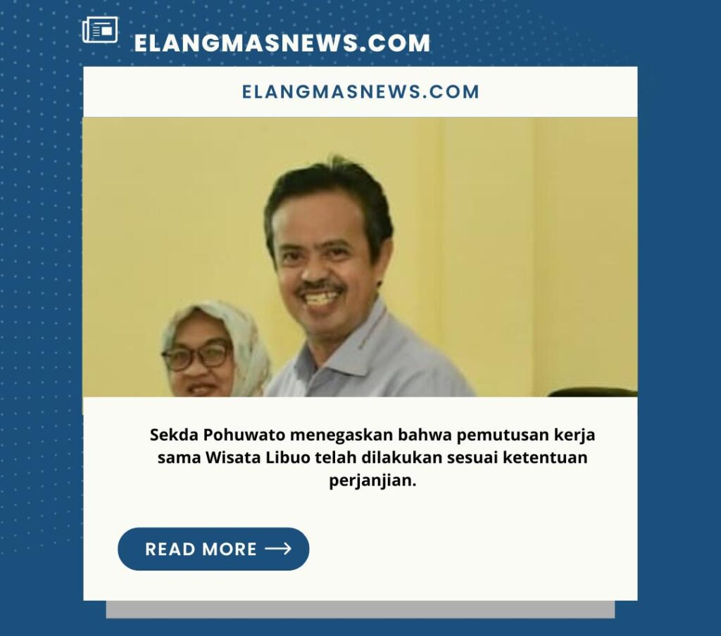 Pemutusan Kontrak Wisata Libuo, Pemda: Sudah Melalui Proses dan Evaluasi