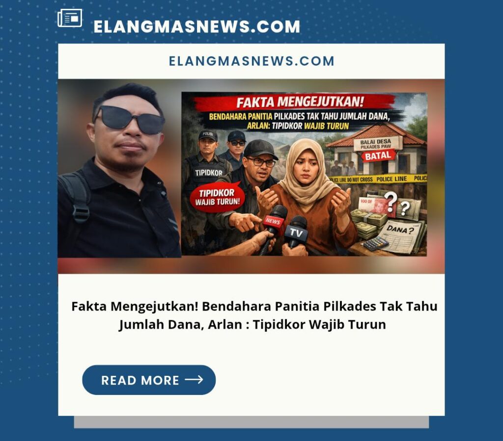 Arlan Desak Tipidkor Turun, Penggalangan Dana PAW Bendungan Tuai Sorotan