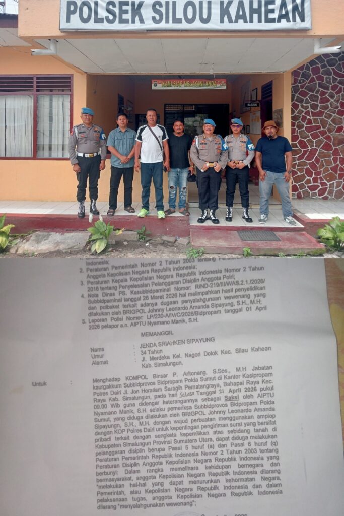 Bid Propam Polda Sumut Tindaklanjuti Dumas Warga Simalungun, Dugaan Penyalahgunaan Wewenang Oknum Polisi Diselidiki