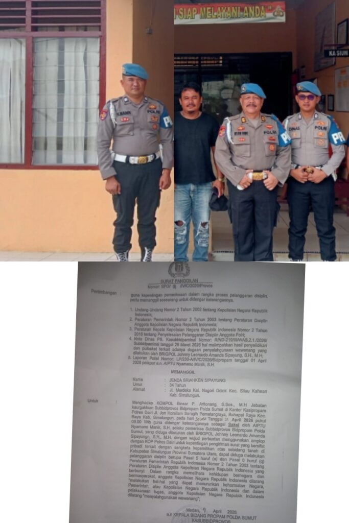 Propam Polda Sumut Selidiki Dugaan Penyalahgunaan Wewenang Oknum Polisi di Simalungun