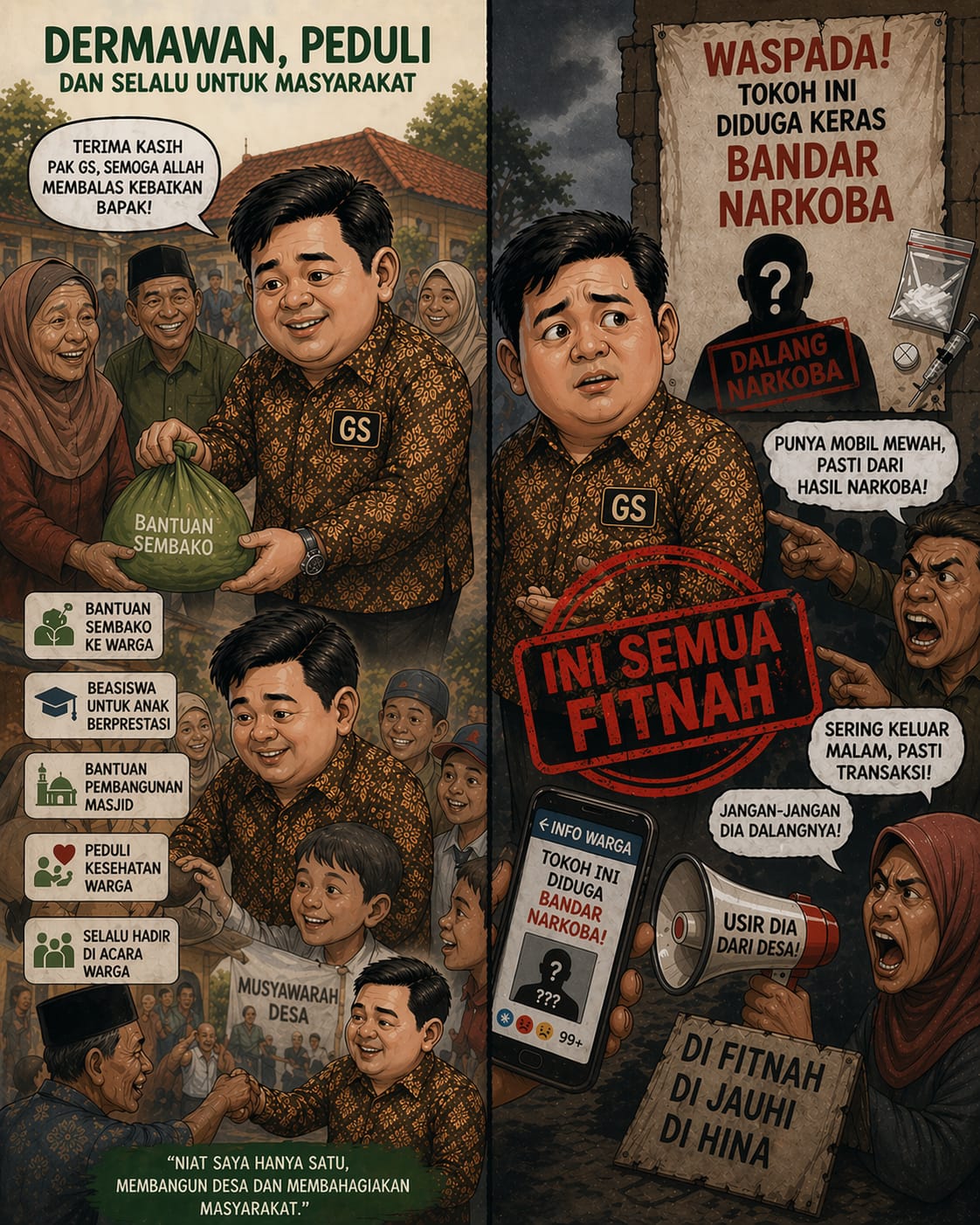 Tuduhan Bandar Narkoba di Jermal Tidak Berdasar ; GS Korban Pembunuhan Karakter