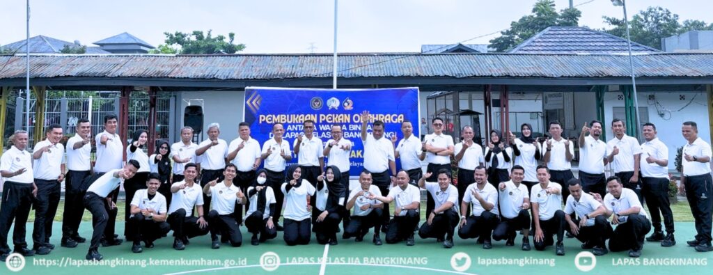 PERINGATI HBP KE-62, LAPAS BANGKINANG GELAR PEMBUKAAN PEKAN OLAHRAGA DAN SENI NARAPIDANA