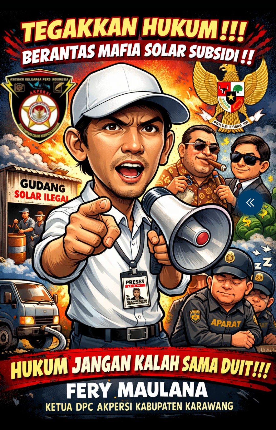 AKPERSI KARAWANG MURKA! DUGAAN MAFIA SOLAR SUBSIDI DI PEDES, PENEGAK HUKUM DIMINTA JANGAN TUTUP MATA
