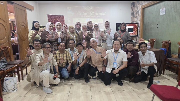 Perkuat Silaturahmi dan Jejaring Sosial, Alumni 5 WD Angkatan 95 Gelar Halal Bihalal