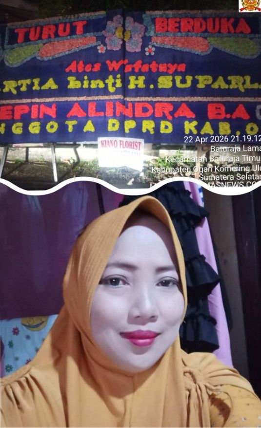 “*Malam Takziah Pertama, Istri Jurnalis Rudi Hartono Dimakamkan di Kampung Halamannya*”.