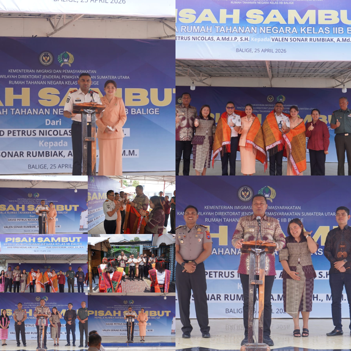 Pisah-Sambut Ka.Rutan Kelas IIBaligeBupati : Perkuat Tali Silaturahmi dan Koordinasi