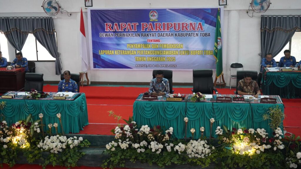 Rekomendasi DPRD jadi Masukan, Evaluasi dan Motivasi bagi Pemkab Toba