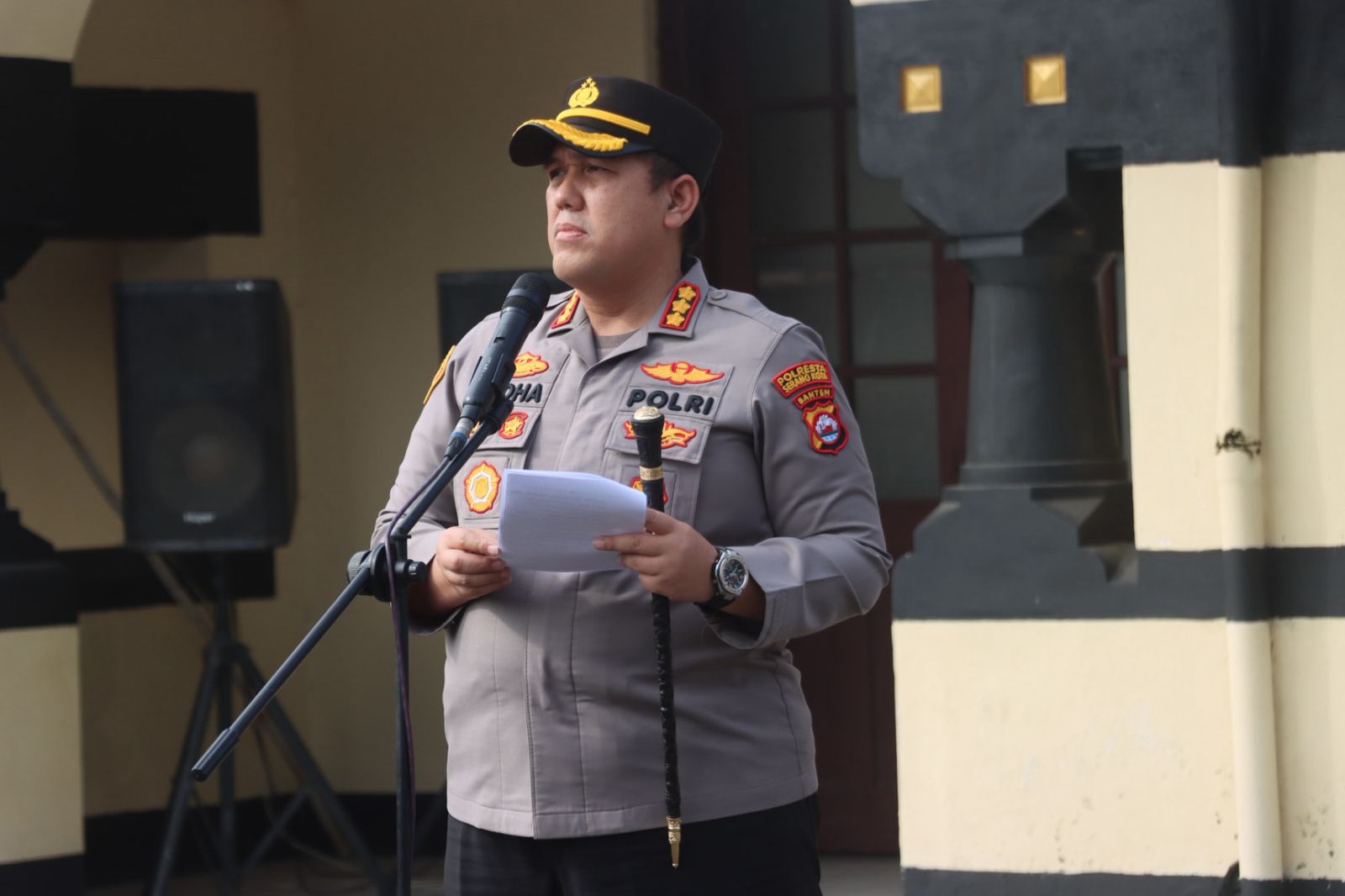 Polresta Serang Kota Tegaskan Komitmen Tindak Tegas Personel yang Melanggar