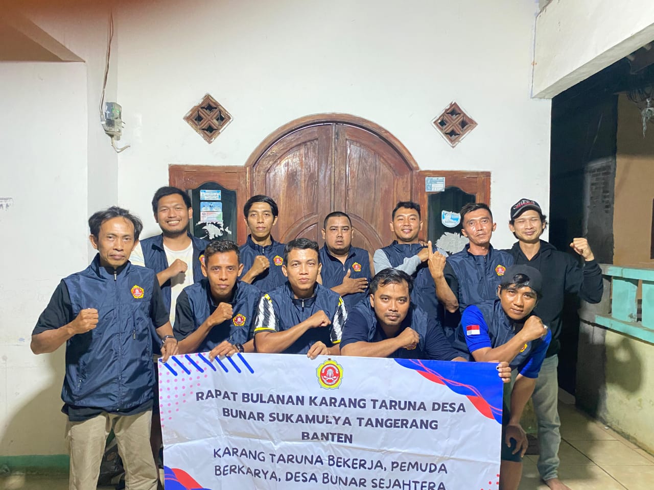 RAPAT BULANAN KARANG TARUNA DESA BUNAR : KOMITMEN WUJUDKAN PEMUDA BERKARYA DAN DESA SEJAHTERA