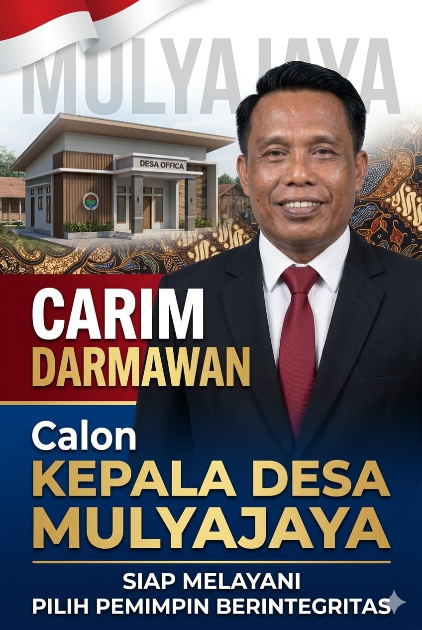 CARIM DARMAWAN TOKOH PEMUDA KUTAWALUYA SIAP MAJU DI PILKADES MULYAJAYA