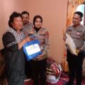 Satlantas Polres Pagar Alam Berbela Sungkawa dan beri Santunan ke Keluaga Korban Kecelakaan.