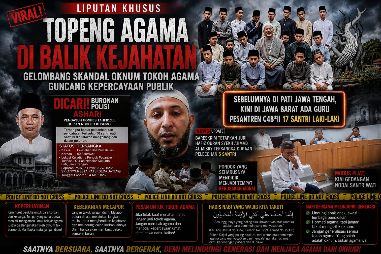 Prof Dr Sutan Nasomal : Oknum Tokoh Pendidik Agama Melakukan Skandal Pelecehan Sexsual Wajib Di Hukum Mati Oleh Hukum Indonesia