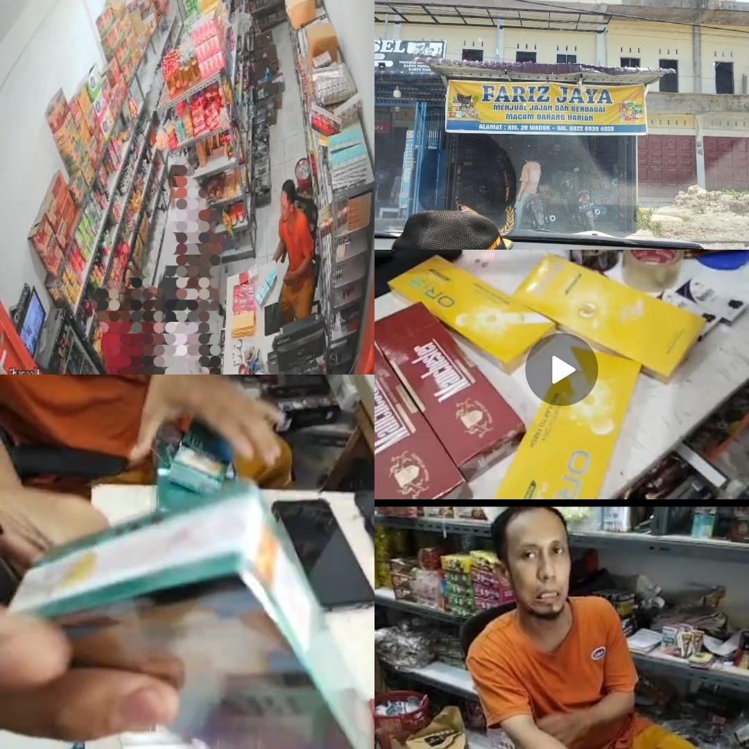 Fariz Jaya Waduk: Di Balik Jualan Barang Harian, Sembunyikan Rokok Ilegal – Polres Rokan Hulu Diminta Tindak Lanjut