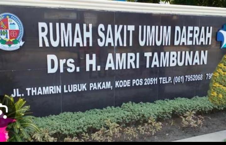 Direktur RSUD Drs H Amri Tambunan , dr Erlinda Yani Bantah Isu Dugaan Pasien tertahan Karna tidak punya biaya Berobat