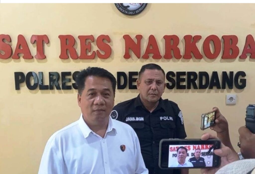 Sat Res Narkoba Polresta Deli Serdang Bersama Polsek Tanjung Morawa Ungkap Kasus Ganja, 40 Batang Tanaman Diamankan