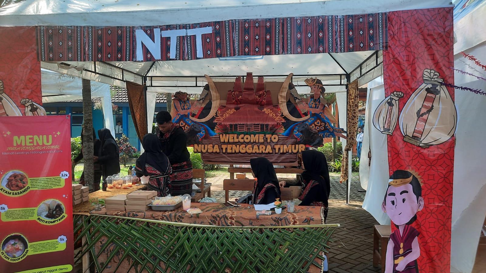 SMKN 1 Gedangan Kabupaten Malang Gelar Bazzar Kuliner Nusantara