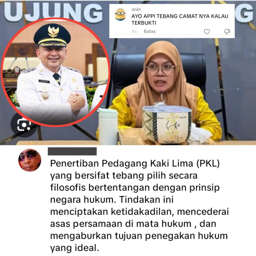 Netizen Desak Wali Kota Makassar Periksa Camat Ujung Pandang, Dugaan Penertiban PKL Tebang Pilih Tuai Sorotan