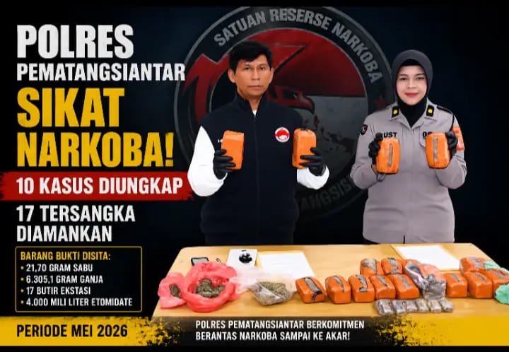 Polres Pematangsiantar Sikat Narkoba: Kasat Narkoba AKP Irwanta Sembiring SH MH, Perang Terhadap Narkoba Bukan Selogan ,Tetapi Langkah Nyata