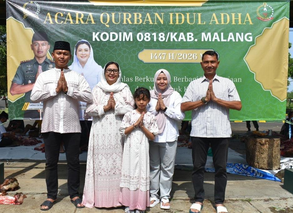 Kodim 0818/Malang-Batu Gelar Penyembelihan Hewan Kurban 1447 H, Pererat Sinergi TNI dan Rakyat