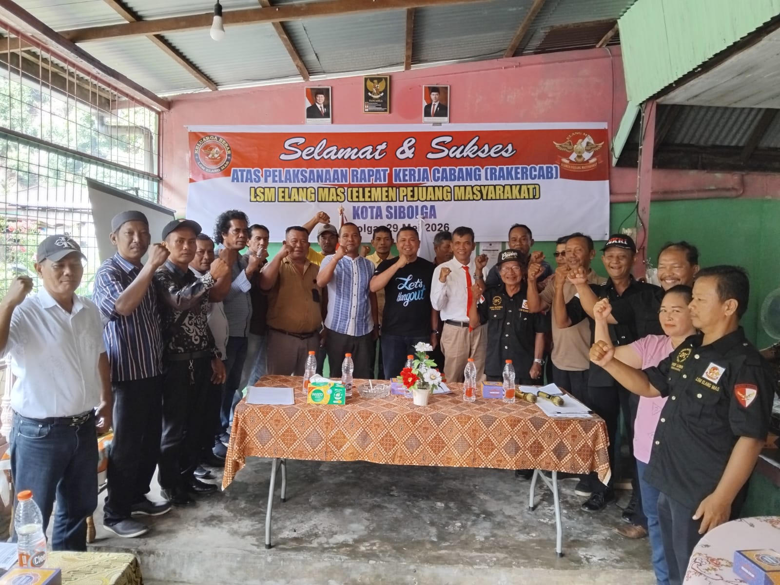 DPC LSM ELANG MAS KOTA SIBOLGA SUMATERA UTARA GELAR RAKERCAB