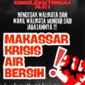 Makassar Darurat Air Bersih! GEMPAK-HAM Siap Bongkar Dugaan Kegagalan Pemerintah Kota