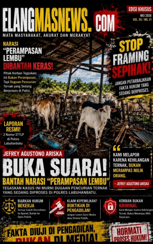“Kami Korban, Bukan Pelaku!” Jefrey Tegaskan Kasus Lembu di Labuhanbatu Adalah Dugaan Pencurian