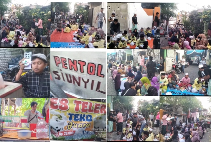 Kamis Kliwon Penuh Berkah, Santunan Anak Yatim di Kediaman Masruhin Dihadiri 2 TikToker Viral