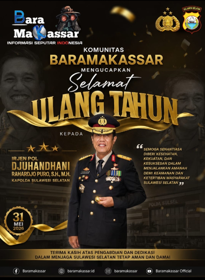 Momentum Ulang Tahun Kapolda Sulsel, Komunitas Baramakassar Doakan Pengabdian Semakin Gemilang