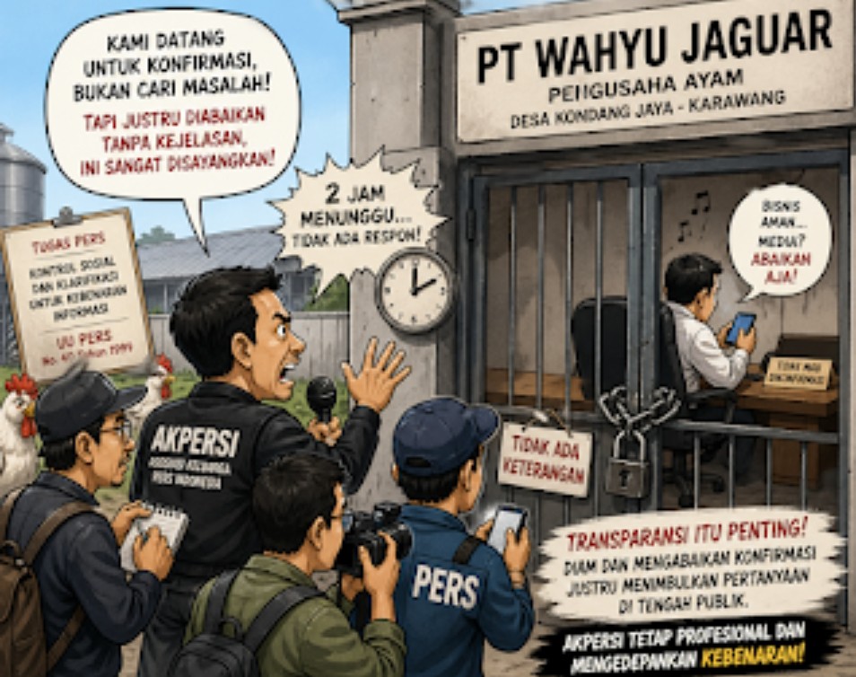 Wartawan AKPERSI Kecewa, PT Wahyu Jaguar Dinilai Tidak Kooperatif Saat Dimintai Klarifikasi