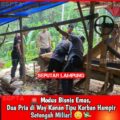 🚨 Modus Bisnis Emas, Dua Pria di Way Kanan Tipu Korban Hampir Setengah Miliar! 😳💸