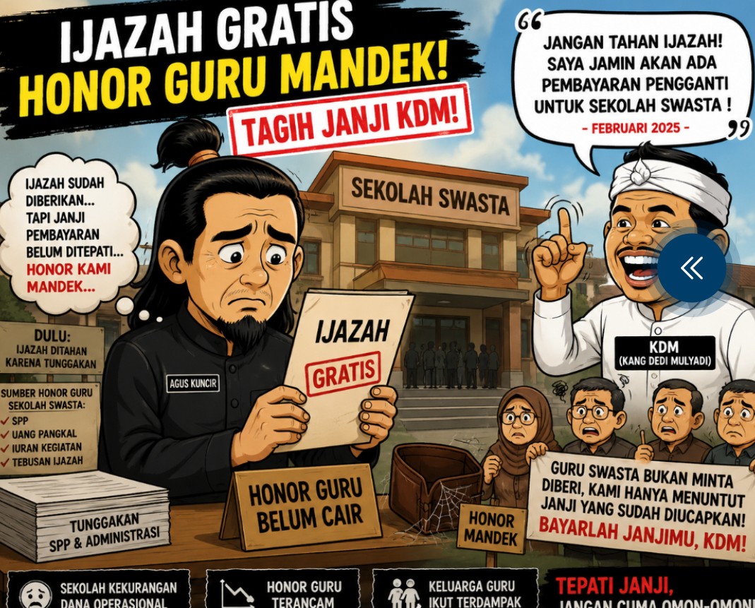 Guru Swasta Karawang Tagih Janji KDM: Ijazah Sudah Dilepas, Dana Pengganti Tak Kunjung Cair