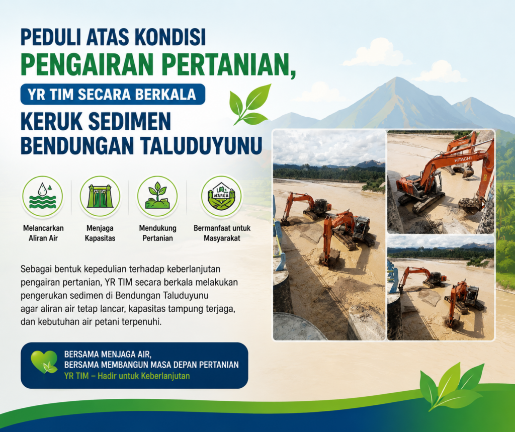 ‎YR TIM : Penambang & Petani Saling Kolaborasi Atasi Sedimen di Hulu Pengairan