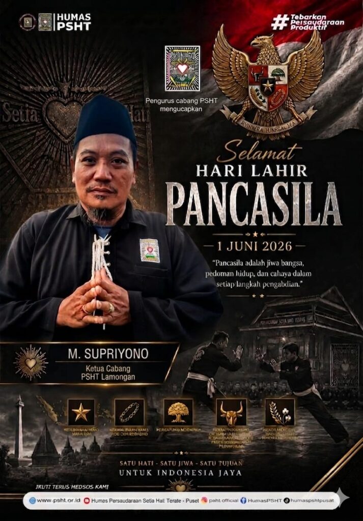 Refleksi Hari Lahir Pancasila: Menjaga Kedaulatan Negara, Merawat Persaudaraan Setia Hati Terate