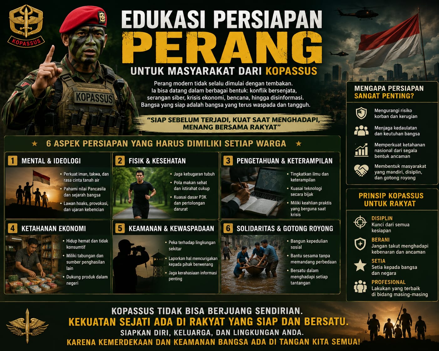 DEWAN PAKAR DPP LSM ELANG MAS Prof Dr Sutan Nasomal : Edukasi Keluarga Indonesia Bila Terjadi Perang, Apa yang Harus di Lakukan Sangat Penting