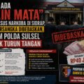 Diduga Ada “Main Mata” dalam Kasus Narkoba di Sidrap, Empat Tersangka Dibebaskan, Propam Polda Sulsel Didesak Turun Tangan