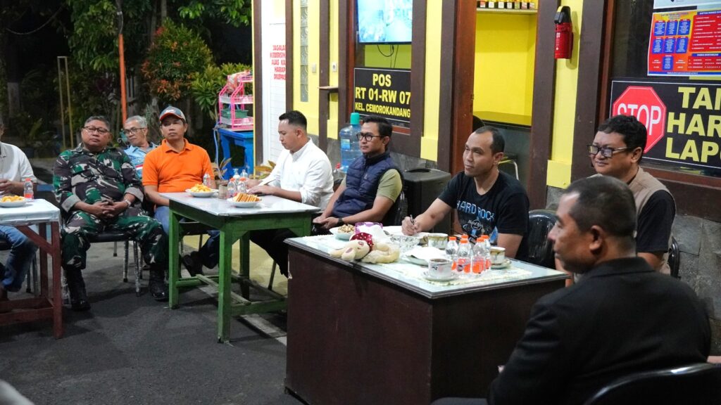 Sambang Poskamling, Kapolresta Malang Kota Serap Aspirasi dan Jaga Kamtibmas Hingga Level RT