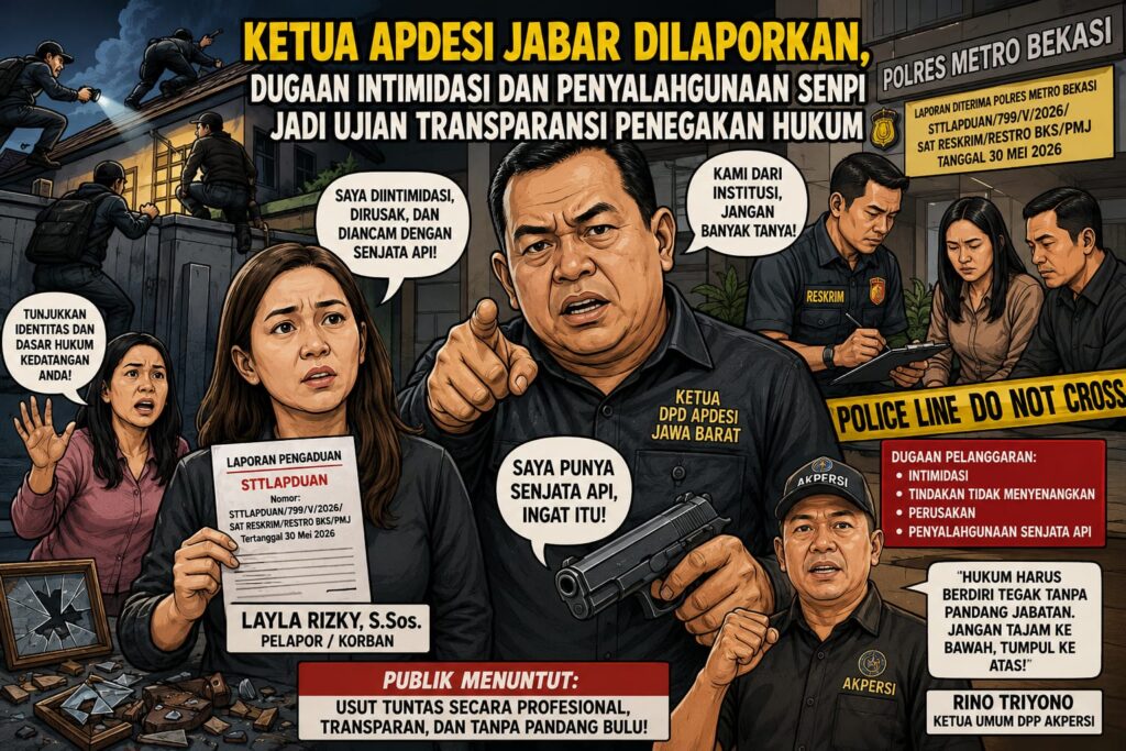 Laporan Dugaan Intimidasi Ketua APDESI Jabar Jadi Ujian: Tajam ke Bawah atau Tegak untuk Semua?