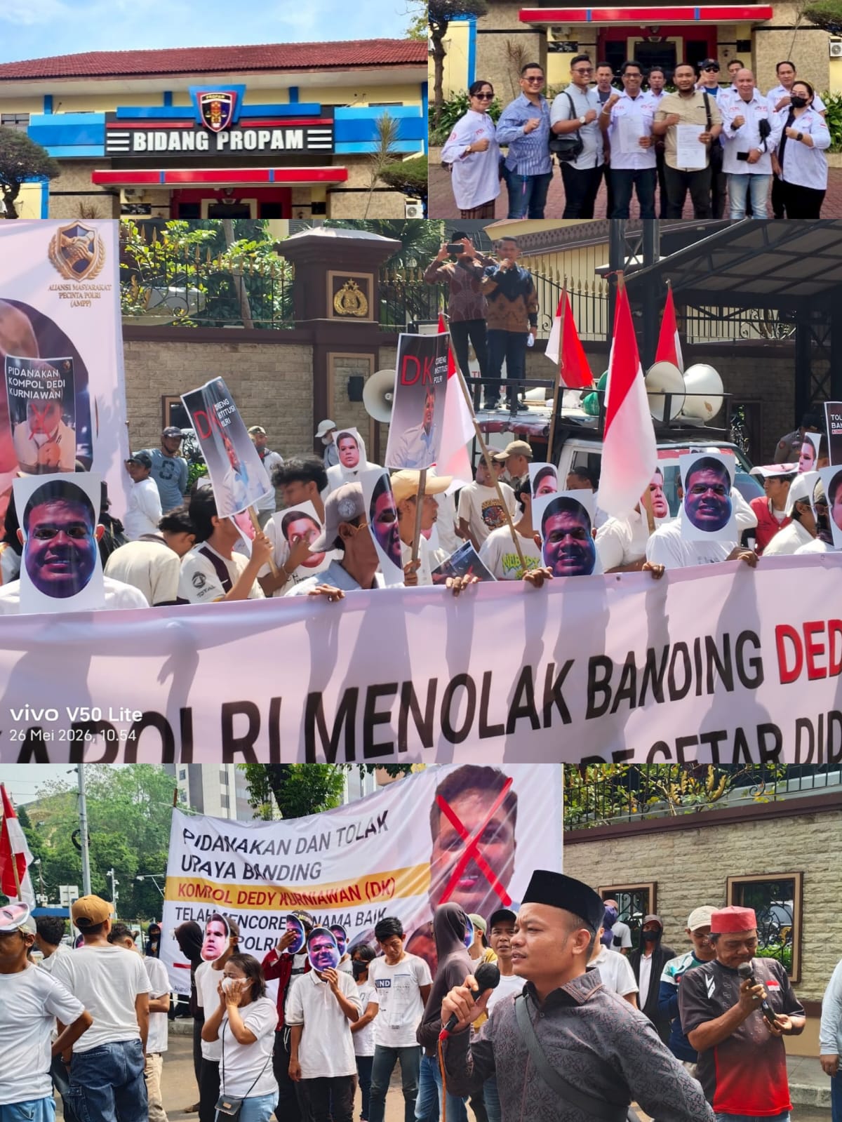 A-PPI Sumut Serta Elemen Masyarakat Desak Kapolri Tolak Banding Dedi Kurniawan (DK), Sanksi Tegas Harus di Jalankan