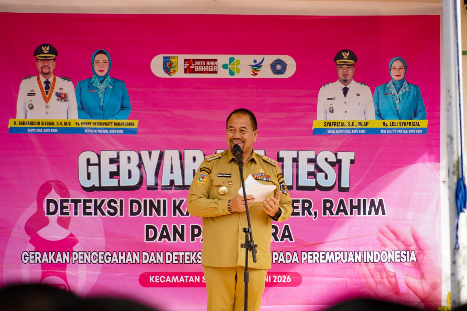 Bupati Batu Bara Gencarkan IVA Test hingga Pelosok Kecamatan, Perkuat Benteng Deteksi Dini Kanker Perempuan