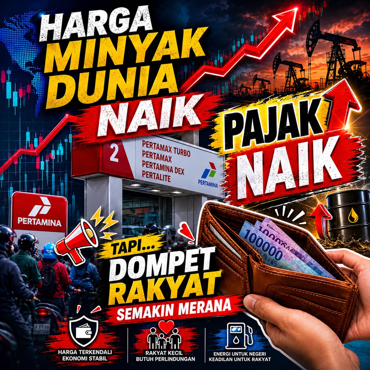 HOROR ANTRIAN BBM SUDAH TERJADI DIMANA MANA MENJADI DILEMA MASYARAKAT