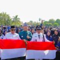 Bupati Batu Bara Pimpin Upacara Hari Lahir Pancasila 2026, 1.000 Bendera Merah Putih Dibagikan untuk Warga
