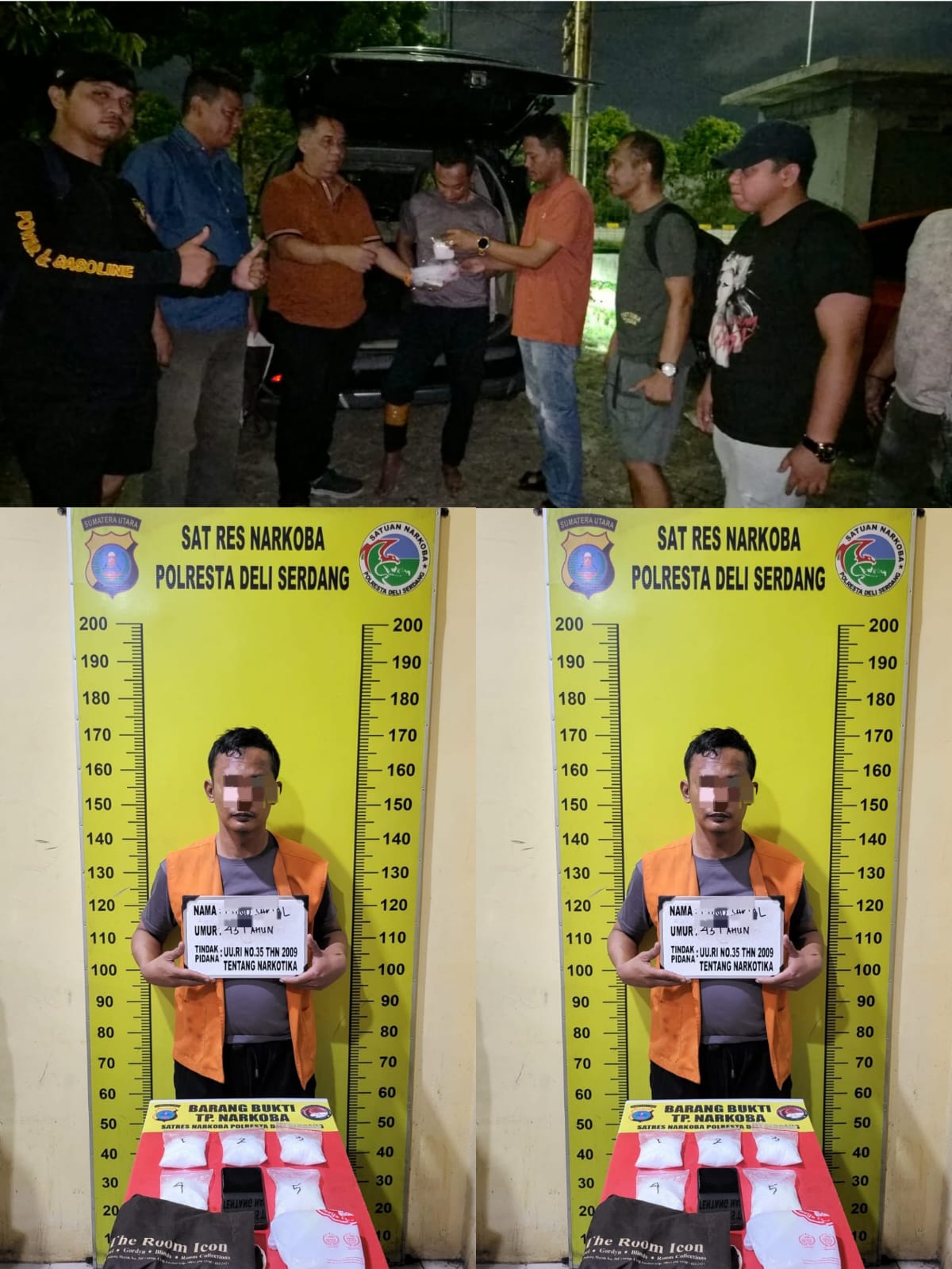 Bravo Sabu Setengah Kilo Siap Edar di Gagalkan Polres Narkoba Deli Serdang